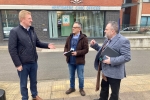 Local MP, Oliver Dowden CBE, met with Cllr Morris Bright MBE and Cllr Harvey Cohen to discuss the local plan.